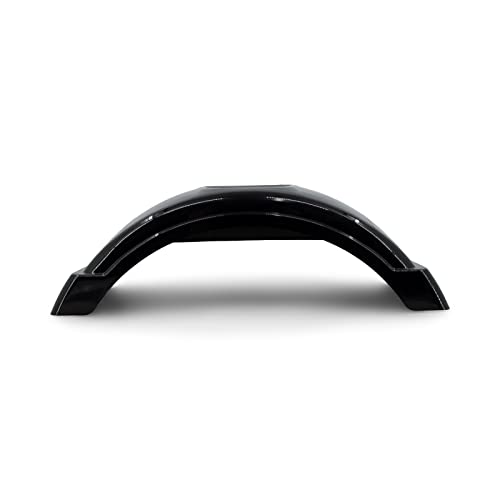 Sturdy Built Black Plastic Single Axle Boat Trailer Fender 7.5 in x 21 1/2 in x 6 1/2 in, 26770