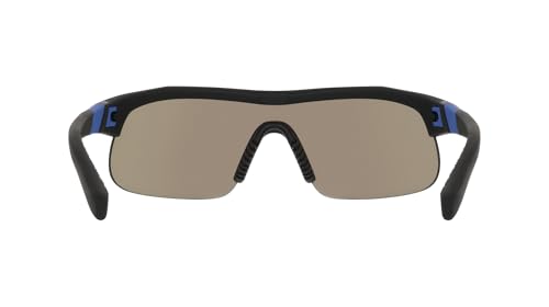Nike Unisex Adult Sunglasses SHOW X1 - Matte Black/Blue Mirror with Grey W/Uniform Ml Blue Lens by Nike - Image 5