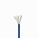 Infinity Cable Cat6e Plenum 600MHz CMP 23AWG UTP, 1000 Feet, Solid 100% Pure Copper, UL Certified, Easy to Pull (Reelex II) Box, Blue