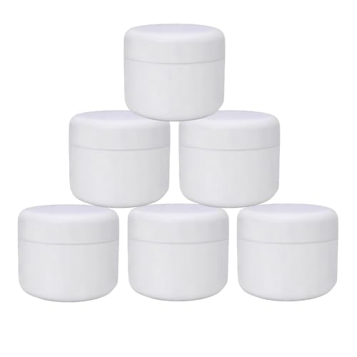 6 tarros de plástico para muestras de cosméticos de...