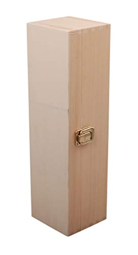 MYBOXES Geschenkverpackung für 1 Weinflasche Größe 10x9,7x35,5cm Cover