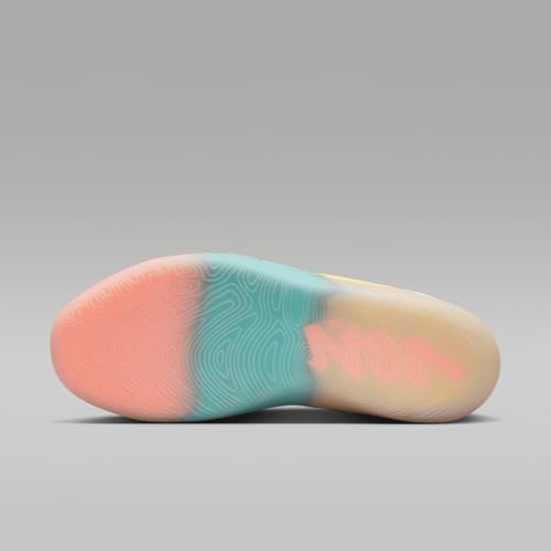 Zion 4 "Low Country Basketball Shoes (FB1802-102, Coconut Milk/Sail/Bright Mango/Aurora Green)2