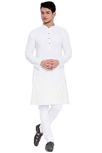 Image of trustous Mens straigth Solid Kurta Pyjama Set Combo in 100% Cotton with 16 Colour Option and Size are XS to 3XL for (Birthday,Wedding, Ceremony, Casual, Engagement)