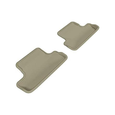 3D MAXpider All-Weather Floor Mats for Audi TT/TTS 2008-2015 Custom Fit Car Floor Liners, Kagu Series (2nd Row, Tan) Cover