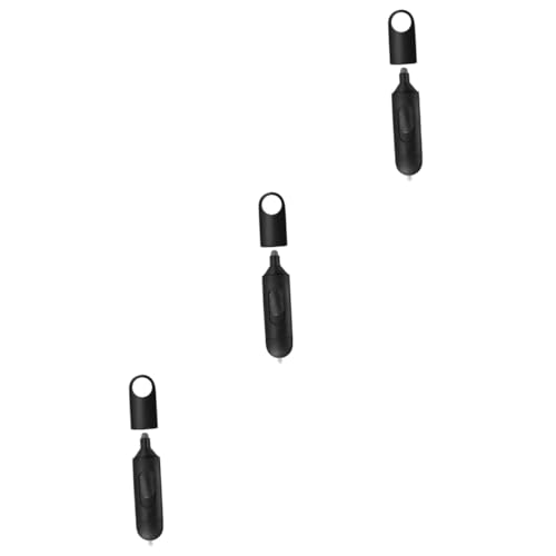 Outil no touch bouton ascenseur stylo portable noir anti contact hygiène 3pcs