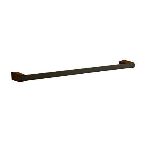Estantes para toallas en baños modernos con acabado negro mate de pintura de goma
