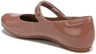 Naturalizer Womens Maxwell-MJ Mary Jane Round Toe Ballet Flats Hazelnut Brown Patent Leather 9 M | Image 4