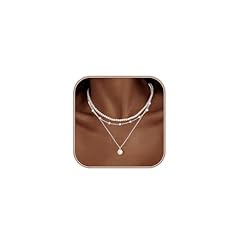 Silver-Layered Pearl Necklace