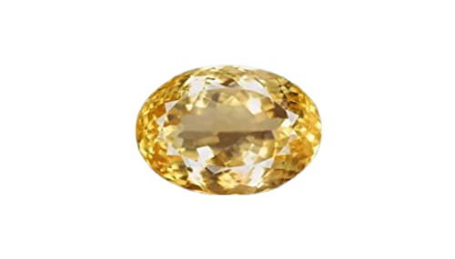 Citrine naturelle Sunhela AAA+ de 3,40 carats avec certificat de laboratoire