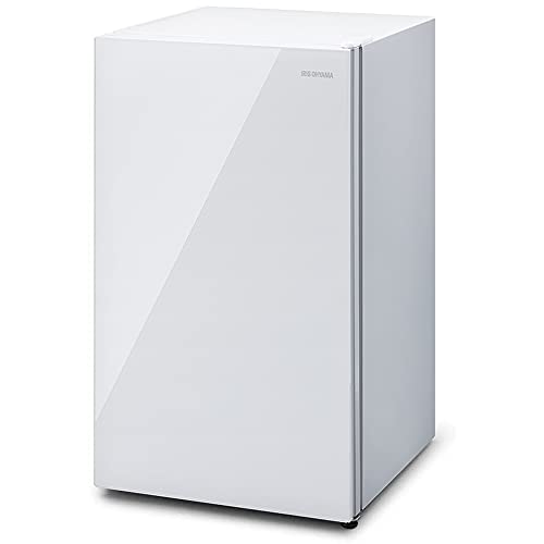 アイリスオーヤマ 冷凍庫 60L 小型 右開き 温度調節5段階 静音 ガラス扉 おしゃれ ホワイト KUGD-6B-W