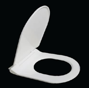 Image of Toilet Seat Cover | PVC Commode Seat Cover | White Color | Easy Installation | Durable, Flexible, Universal Fit Toilet Seat Cover (17x13x1 Inch)