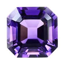 Améthyste naturelle de 7,75 carats certifiée, une gemme de prestige