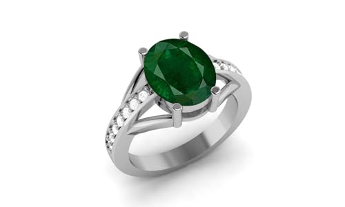 Image of LMDPRAJAPATIS 925 Sterling Silver Antique Art Deco Birthstone Women Jewelry For Her