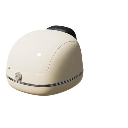 Yubbuio バイク用リアボックス トップケース 35L 大容量 着脱可能 汎用 原付・スクーター対応 フルフェイスヘルメット収納可能 ツーリング・通勤に最適 アンテナ飾り(E) (C)