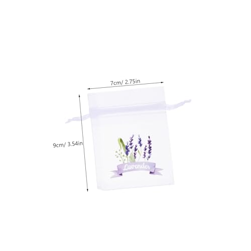 Bolsas de tela con cierre para sachet, 20 piezas miniatura 2