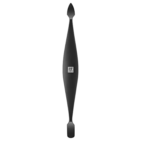 Zwilling TWINOX M Doppelinstrument Nagelhautschieber Nagelreiniger Maniküre Pediküre 125 mm carbon matt schwarz Cover