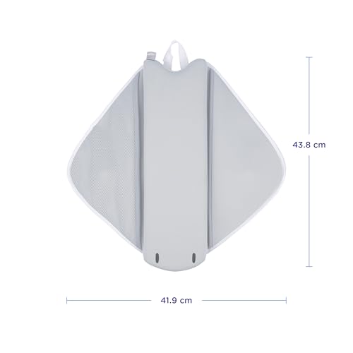 Image of Ubbi Cushioned Elbow Rest Pad for Baby & Toddler Bath Time, Gray Stingray, (Pack of 12)