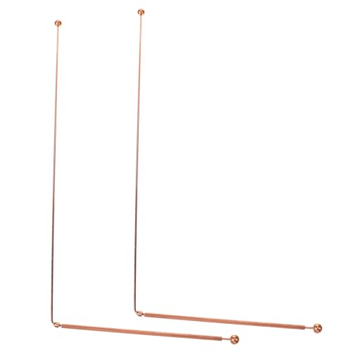 Hemoton 2pcs Dowsing Rod for Diving De Outdoor Dowsing Rods Spiritual Portable Dowsing Rods Divining Accessories Locating Lost Items Rods Toy Water Divining Rods Tungsten Tool Cobre Copper