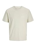 Jack & Jones Jorcanggu Slub Element Back tee SS Cn - Camiseta para Hombre, Celadon Tint, M