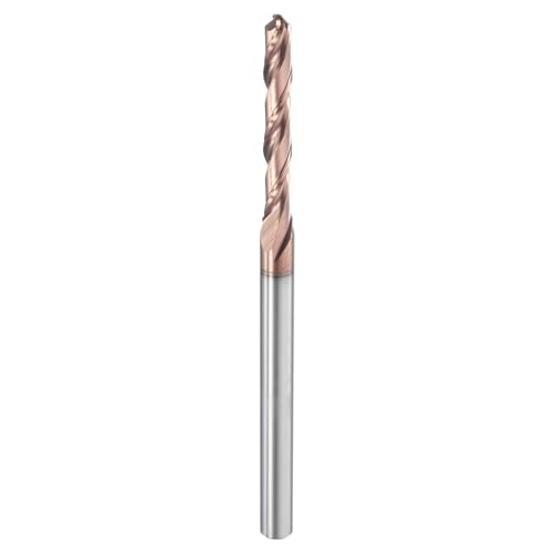 Image of HARFINGTON Ball Nose End Mill 2 Flute 5 /32 inch Diameter 3 /16 inch Shank Tungsten Carbide Uncoated Spiral CNC Router Bits 1-1 /8 inch Cutting Length Single End Ball for Carving Engraving Grinding