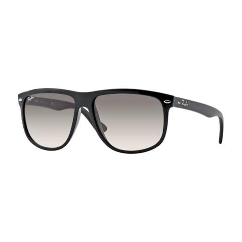 Ray-Ban RB4147 Sunglasses Color: Black Lens: Light Grey Gradient, Size 60mm