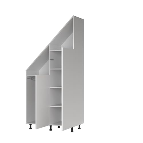 VDD – Fachschrank – Schrägwandschrank – Wandschrank – Weiß – Für Dachschrägen geeignet VDD – Fachschrank – Schrägwandschrank – Wandschrank – Weiß – Für Dachschrägen geeignet