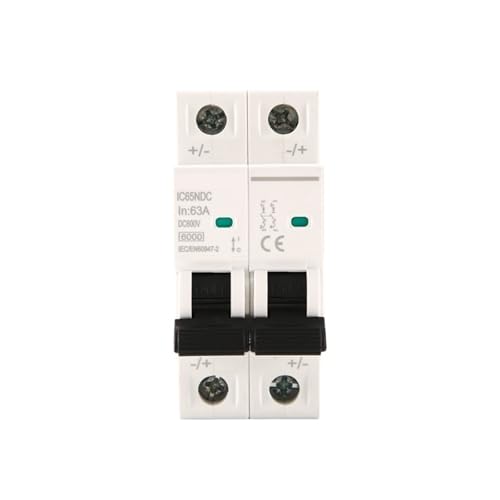 Mini disyuntor solar fotovoltaico DC 600V 2P 50A para proteccion contra sobrecarga XIONGISOLAR