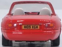Oxford Diecast Mazda MX5 MK1 Classic Rojo 1:76 miniatura 4