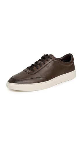 Image of BOSS Men's Kieran Smooth Leather Tennis Sneaker