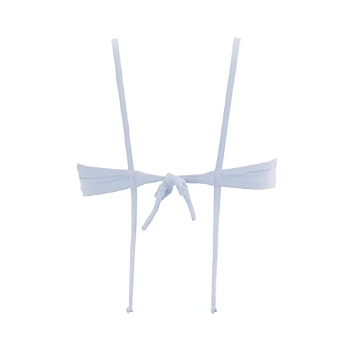 Top Biquíni Meia Taça Com Bojo Tamanho:46;Cor:Branco