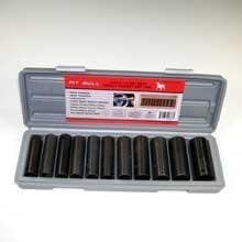 12 Pc Deep Impact SAE Socket Set 1/2" with Case