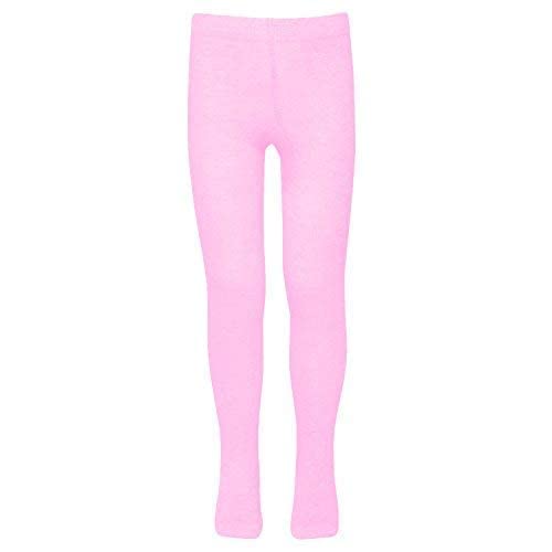 Girls Combed Cotton Tights Color : PINK, SIZE : 10 TO 12 YEARS