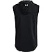 Under Armour Men's Project Rock Terry Sleeveless Hoodie (X-Large) Black