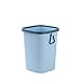 Toalety śmieci pojemnika kosza domowy salon kuchenna odpady kosza biura (Capacity : 8L, Color : Blue pressure ring)