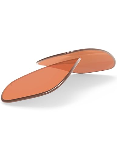 Image of BLAZERBUCK Anti-salt Replacement Lenses for Oakley Fives Squared(4+1) OO9238 - HD Orange
