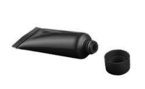 Tube cosmétique vide 10ml noir pour éviter le gaspillage de vos produits