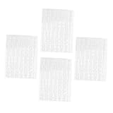 Angoily Letras y Símbolos Termoadhesivos para Planchar Ropa Vinilo de Transferencia de Calor Pequeño 27X185 CM 4 Piezas para Decoración DIY en Camisetas Mochilas y Tejidos