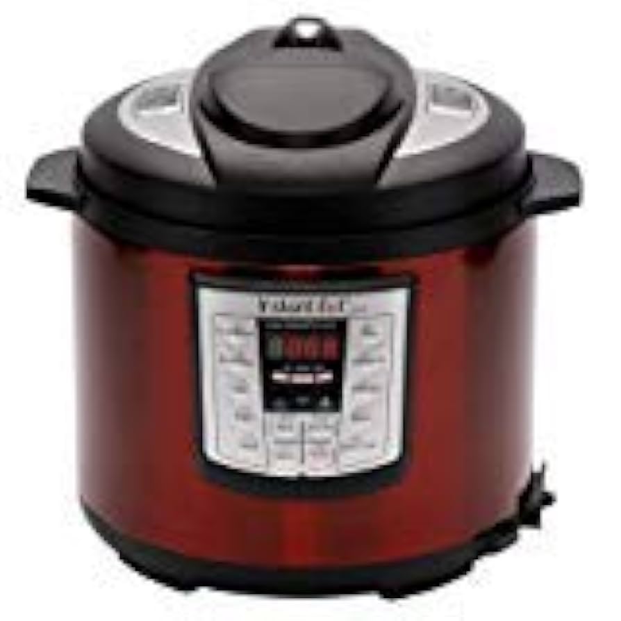 Amazon.com | Instant Pot LUX60 Red Stainless Steel 6 Qt 6-in