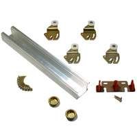 Johnson Hardware Silver Aluminum By-Pass Door Hardware Set 1 pk miniatura 1