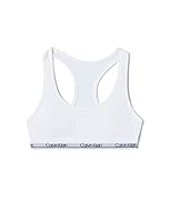 Calvin Klein Girls Racerback W/ Removable Cookie Classic White 14-116