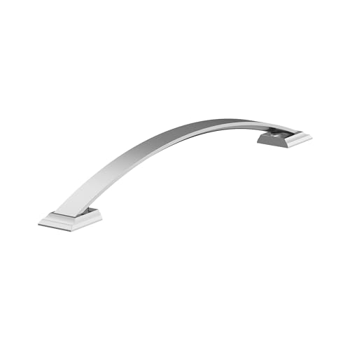 Image of Amerock BP2936626 | Polished Chrome Appliance Pull | 12 inch (305mm) Center-to-Center Cabinet Handle | Candler | Furniture Hardware