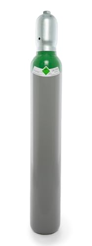 Argon 4.6 10 Liter Flasche/NEUE Argonflasche (Eigentumsflasche), gefüllt mit Argon 4.6 (Reinheit 99,996%) / 10 Jahre TÜV ab Herstelldatum/EU Zulassung