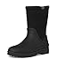 L.L.Bean Women's Rugged Winter Wellie Boot Snow, Classic Black, 7