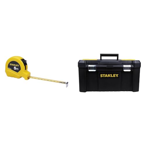 STANLEY STHT36127-812 5 Meter Plastic Short Measuring Tape for Home, DIY, Professional & Industrial