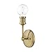 Livex Lighting 14429-01 Lansdale 1 Light ADA Vanity Sconce, Antique Brass