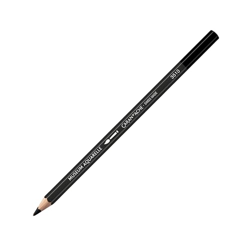 Caran D'Ache : Museum Aquarelle Pencil : Ivory Black