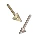 Pack Of 2 Replace Flat Triangular Brass Soldering Iron Tip Efficient Welding Suitable For Various Items