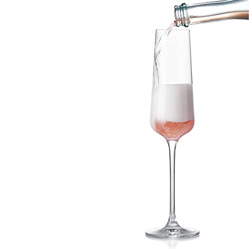 Conjunto 2 Taças para Champanhe de Cristal Ecológico Finesse L'Artisan 260ml - Lyor