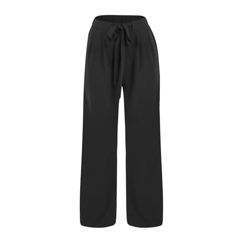 Girls Baggy Soft Sweatpants Long Drawstring Palazzo High Waist Wide Leg Trousers Teen Bottoms Flowy Sport Athletic2