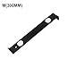 Wood Flooring Installation Tool, Heavy Duty Pull Bar for Laminate Vinyl Plank and Hardwood Floor Gap Closing, Steel Construction, Black (Large)(M(300mm))